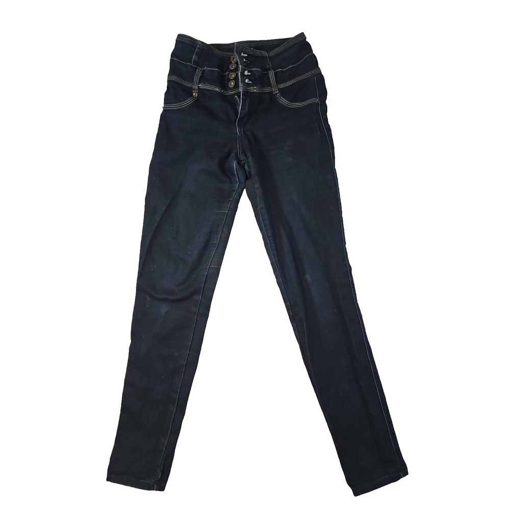 Hammer Jeans Womens Size 1 Button Front High Rise Skinny Jeans